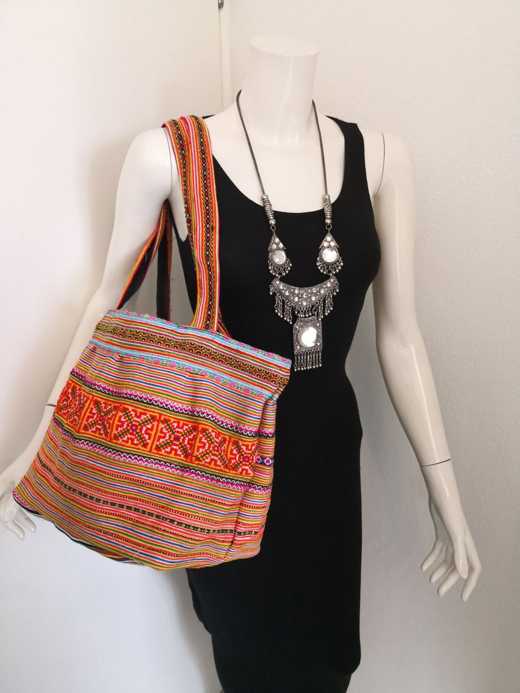 Taschen für Damen: 🤩BOHO-CHIC HANDGEMACHTE ETHNO PATCHWORK XXL TASCHE NEU – Neu (gemäss Beschreibung) aus Olten von Naja-Twins-Twins 3