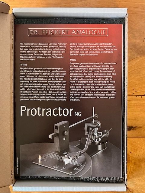 Tourne-disques: Dr. Feickert Protractor NG Neu ! – Neuf avec emballage d'origine à Küttigen par on_off