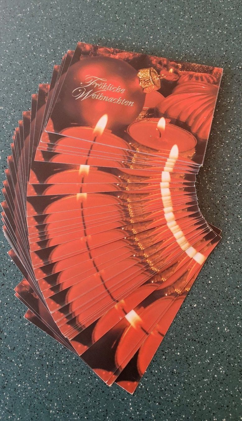 Cartoline: Weihnachts Karten Neu! 50 Stk – Nuovo e nell'imballaggio originale da Widnau venduto da Schurlibua 1