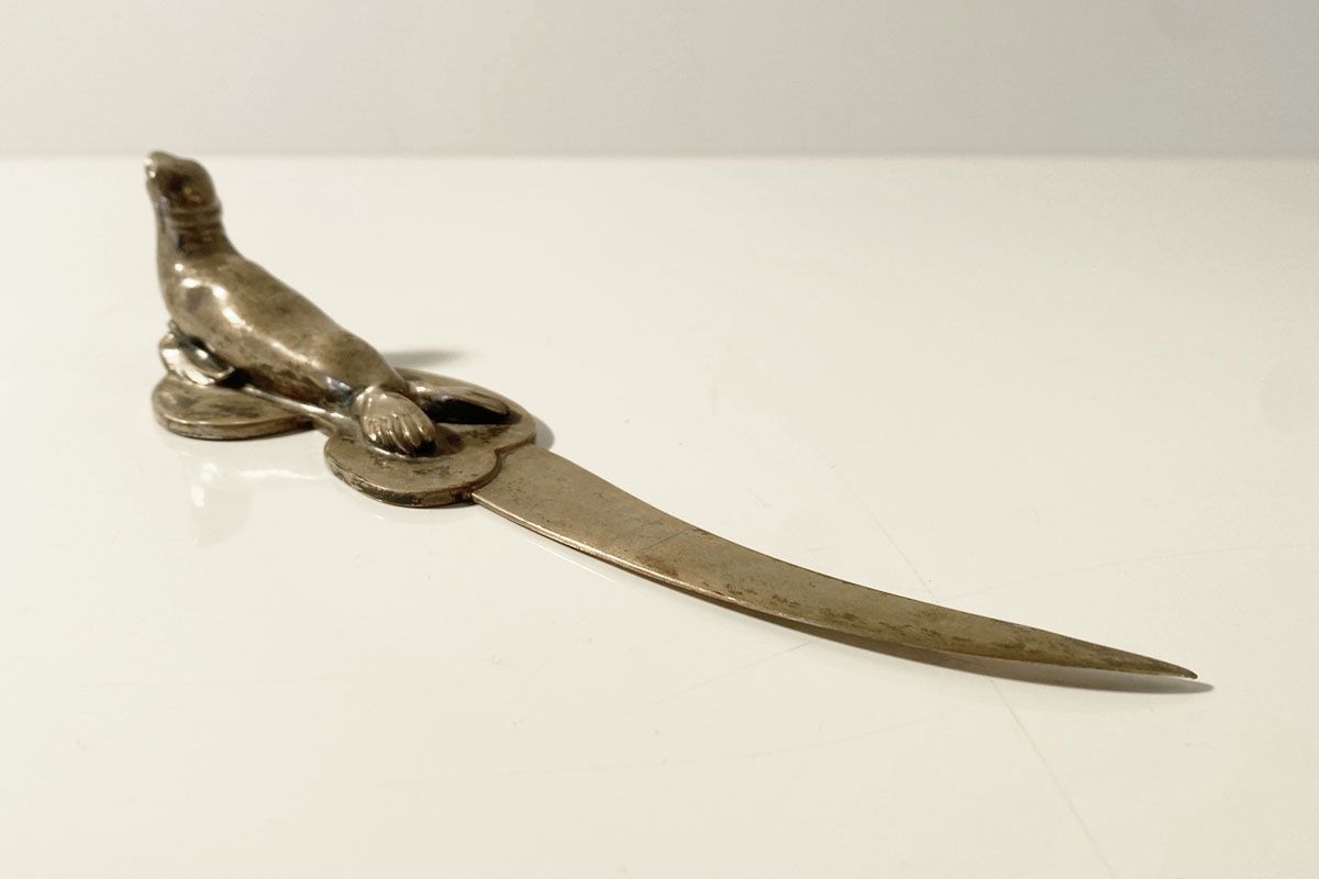 Sonstiger Bürobedarf: Baltensperger 925 Silber Brieföffner Seehund Robbe Schweiz – Gebraucht aus Ballwil von ClassicGallery 6