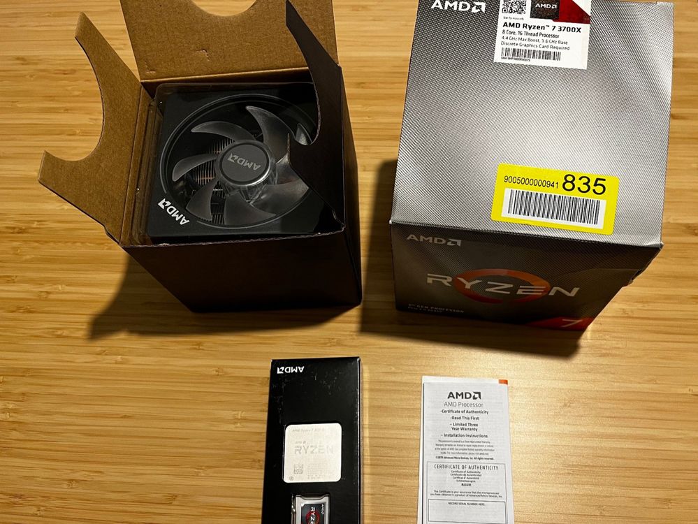 AMD Ryzen 7 3700X inkl. Kühler | Kaufen auf Ricardo