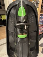 Lenkschlitten schwarz grün Kunststoff guter Zustand