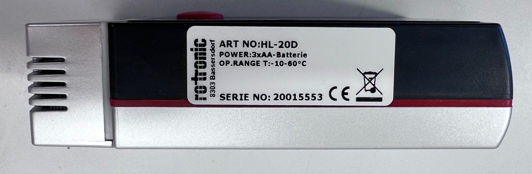 Accessori da laboratorio: Rotronic HygroLog HL-20D Temperature/Humidity Data Logger – Usato da Niederdorf venduto da LeptonAG_Labor 2