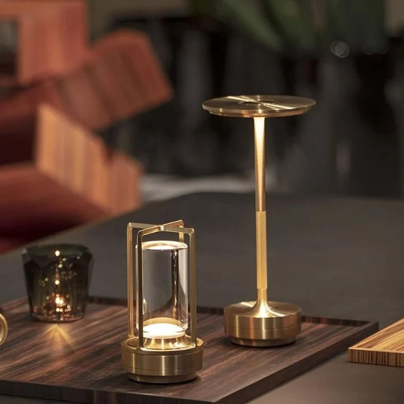 Lampade: Goldfarbe Modern LED-Tischlampe Touch Dimmbar – Nuovo e nell'imballaggio originale da Châtelaine venduto da topshop.switzerland 4
