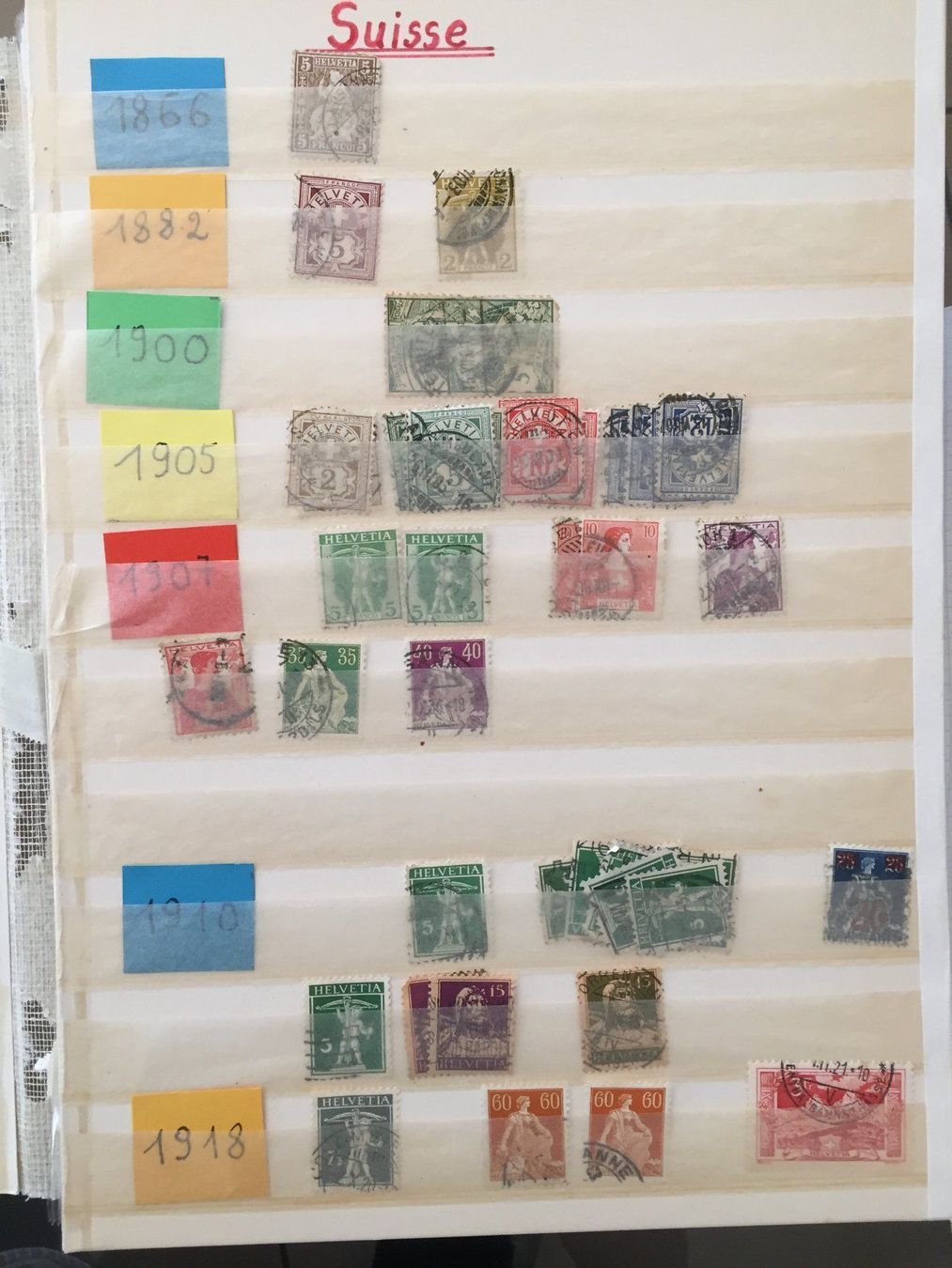 Tutti i francobolli: Collection de Timbres Suisse dès 1866 – Usato da Bex venduto da coc_vyc7