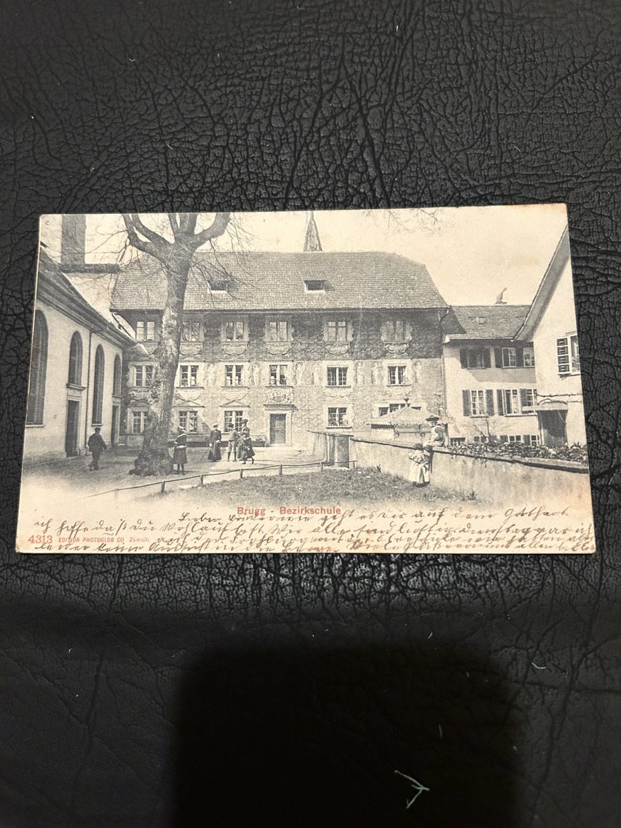 Cartes postales: Brugg Bezirkschule – D'occasion à Breganzona par Milesbo