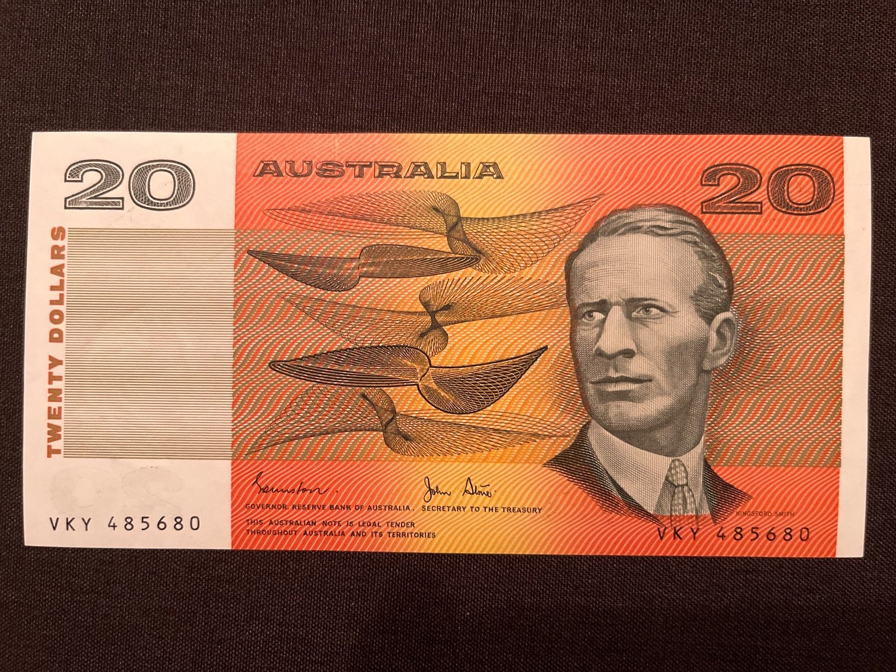 Banconote: Australien 20 Dollars 1983 Bankfrisch – Nuovo e nell'imballaggio originale da Zürich venduto da Polarcita