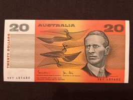 Australien 20 Dollars 1983 Bankfrisch