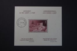 1938 MiNr. 465 (Block 7) Belgien