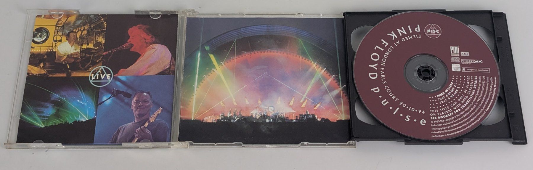 CD: Pink Floyd - Pulse (P.U.L.S.E.) - Seltene Video CD Edition – Usato da Zürich venduto da 1.Simon 3