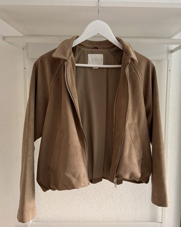 Zara Jacke braun Wildleder Optik Grösse 156 cm