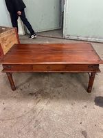 Table basse/console en véritable bois Shisham