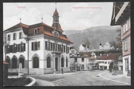 Sarnen Postgebäude und Landenberg