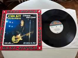 JOAN JETT RUNAWAYS tolle Crimson and Clover Maxi vinyl Kult