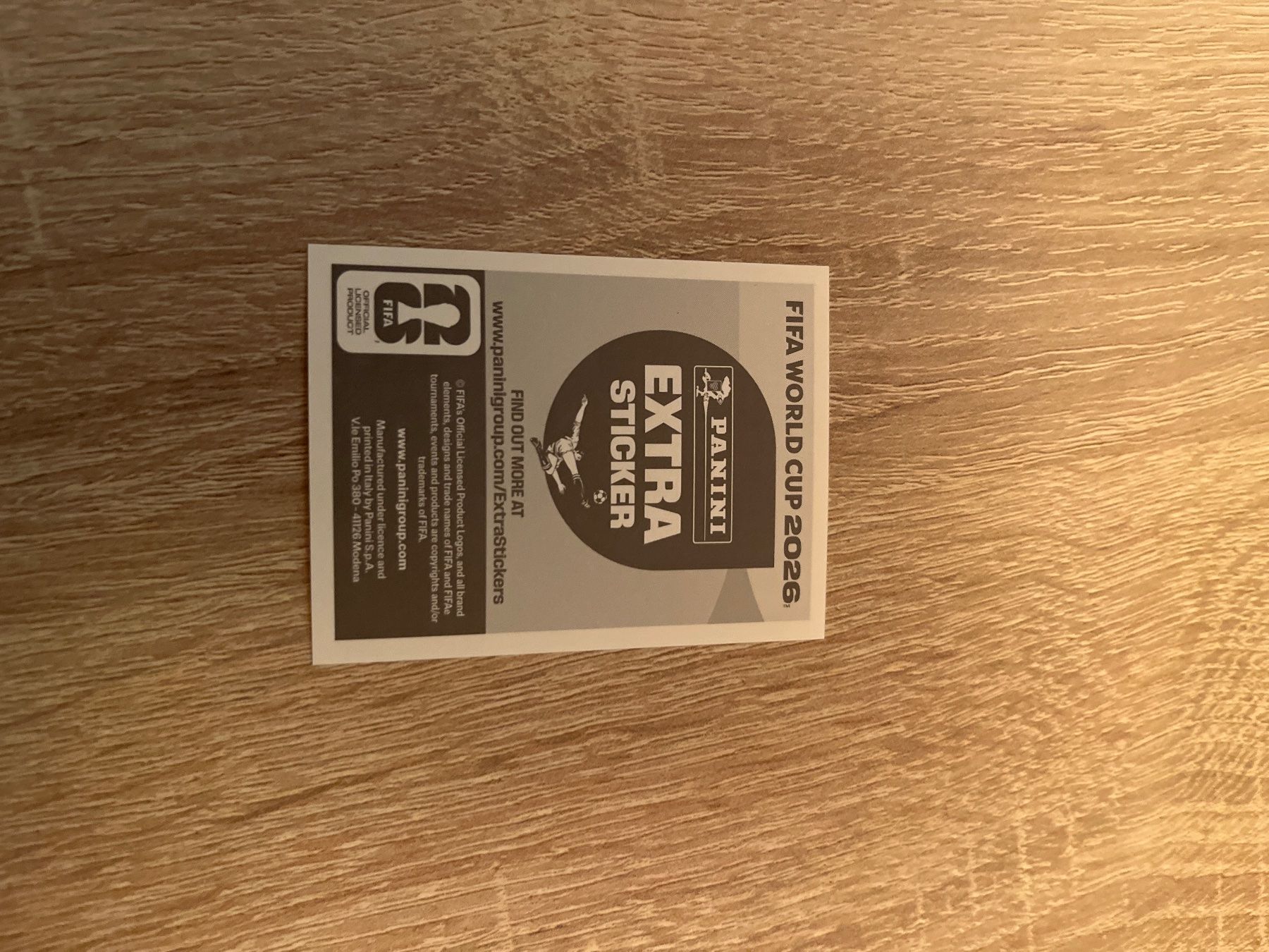 Panini Carte collezionabili: Panini coupe du monde 2026 extra Sticker Doku bronze – Nuovo (secondo la descrizione) da Tolochenaz venduto da matpower 1