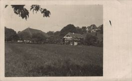 Alte Ansichtskarte: Möslergut, Brügg BE, gel. 1935? Biel