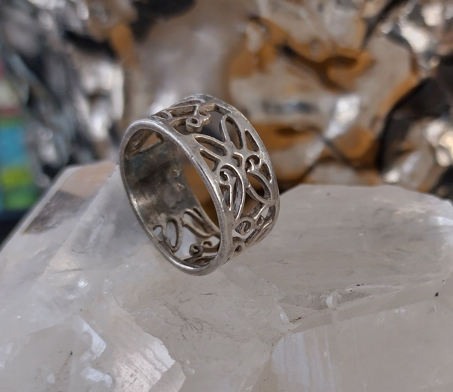 Anelli: XS RING 925 SILBER MIT MUSTERUNG – Usato da Romanshorn venduto da BoutiqueA 1