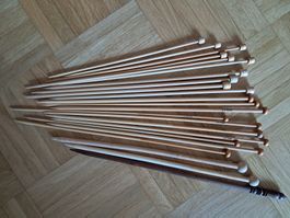 Stricknadeln, div. Grössen+Material, gebraucht, LetzteChance