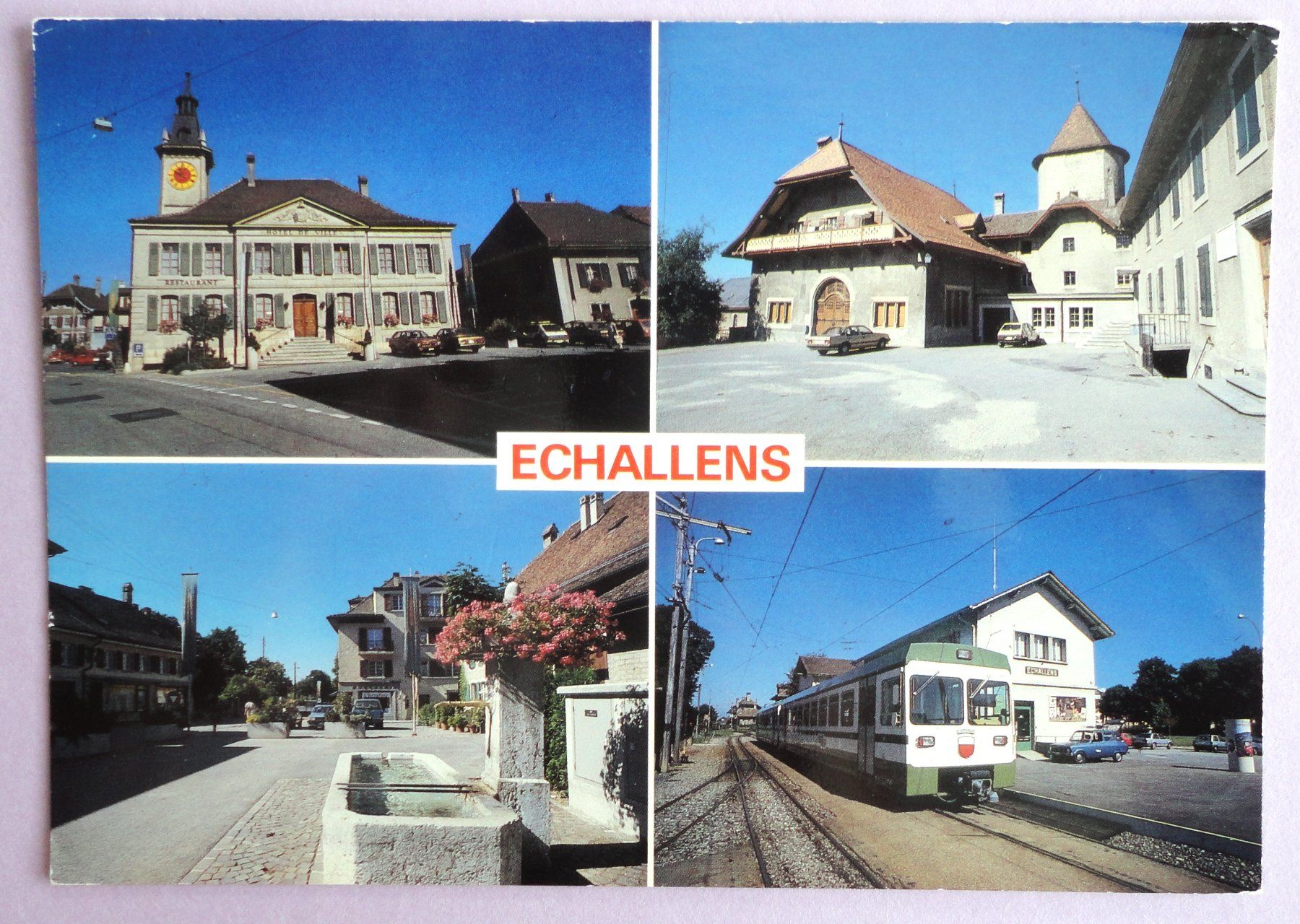 Ansichtskarten: Echallens – Gebraucht aus Fétigny von Billy2miny