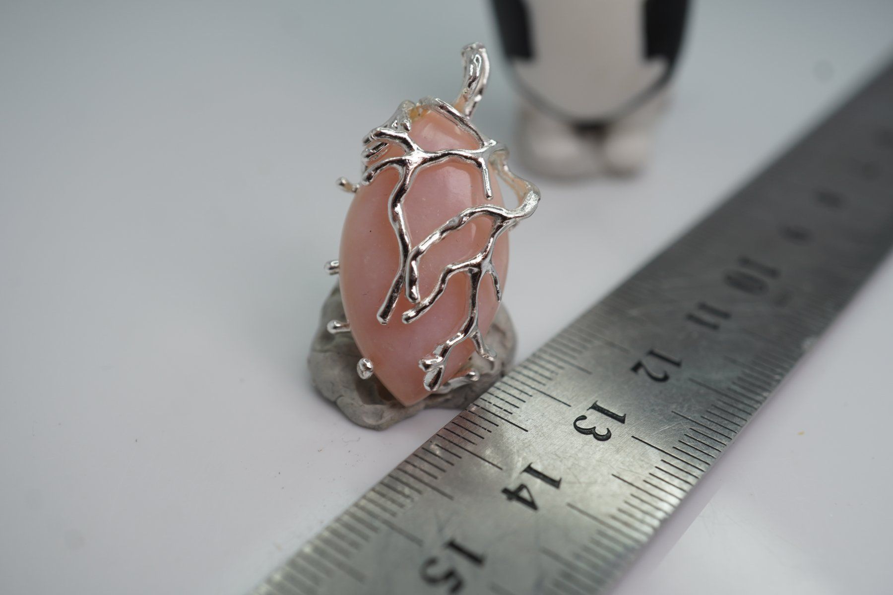 Minerali & Pietre curative: Opal Rosa Peru    Gefasst    Anhänger edel Ästchen – Nuovo e nell'imballaggio originale da Eschenbach SG venduto da topstone 5