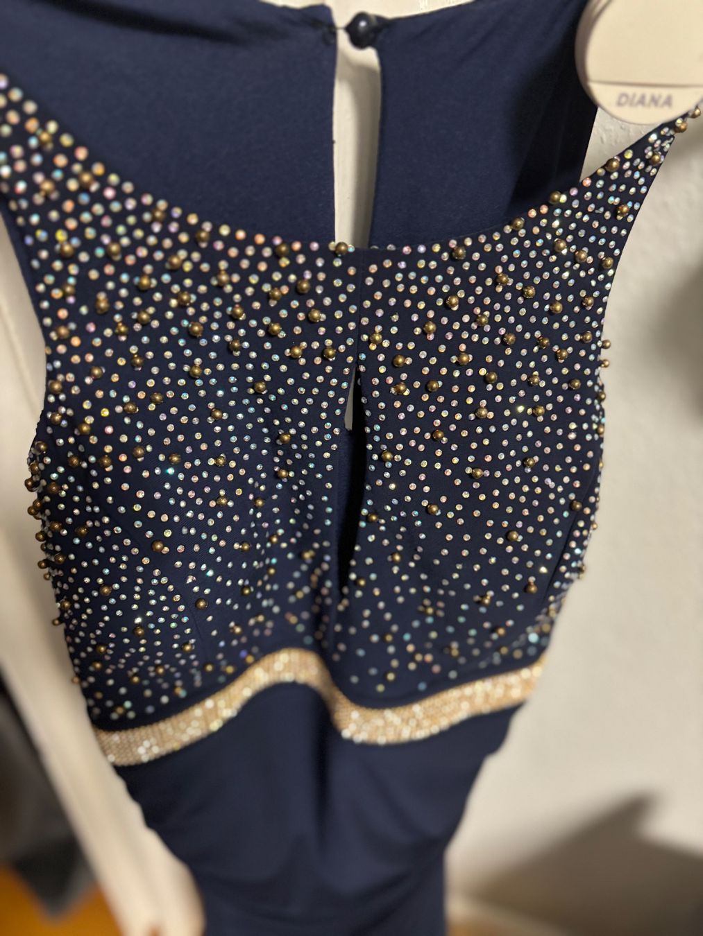 Vestiti: Abendkleid blau, Strass Grösse 36 – Usato da Kaltbrunn venduto da Modern 5