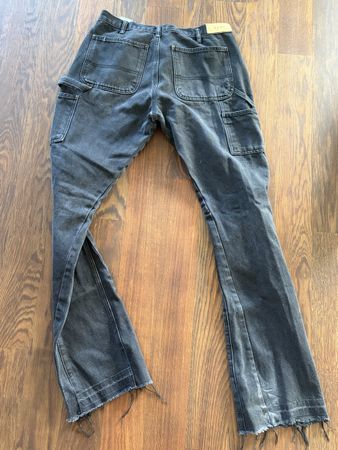 mnml fleared jeans dark grey