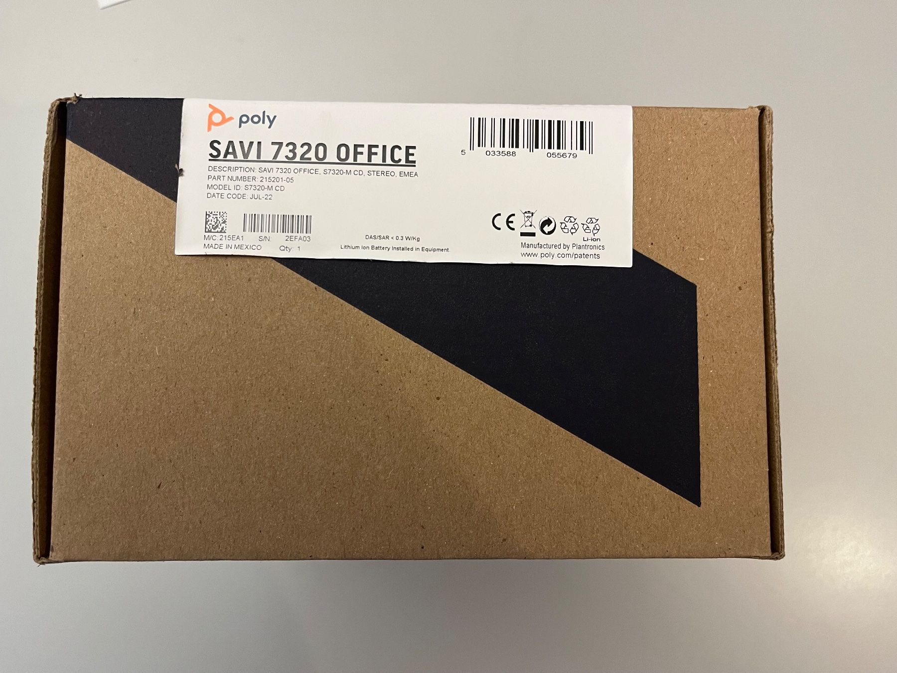 Plantronics Cuffie: POLY SAVI 7320 OFFICE, S7320-M CD, STEREO – Usato da Basel venduto da a.61 9