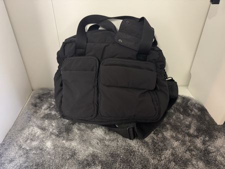 Wickeltasche schwarz mit vielen Fächern guter Zustand