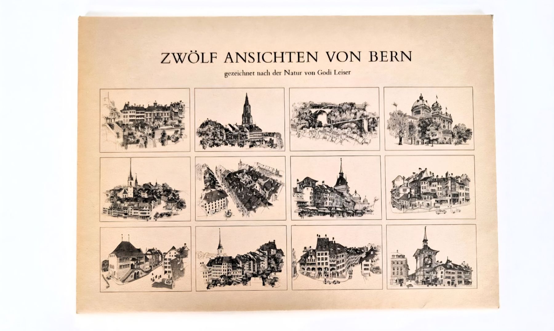 Foto & Immagini: 12 Ansichten von Bern, Godi Leiser – Usato da Moosseedorf venduto da dfe_s5hz