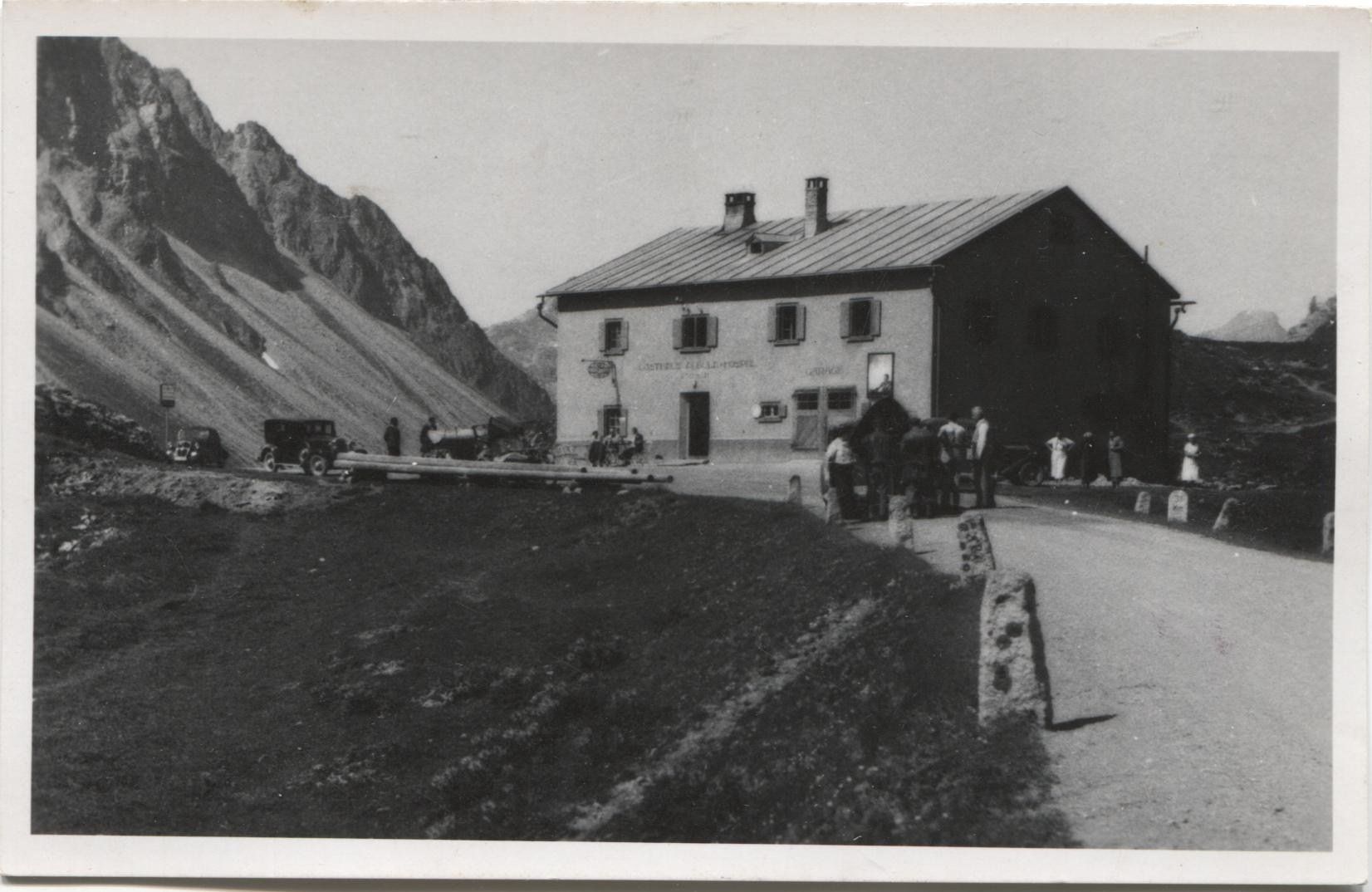 Cartoline postali: ALBULA-PASS GR 1920 mit Auto – Usato da Wil SG venduto da Clanx