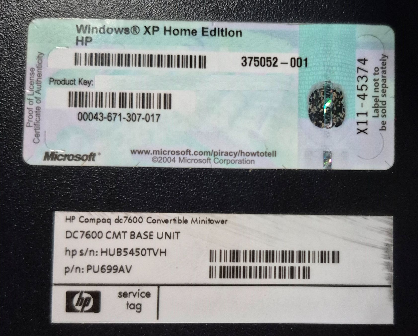 Hewlett Packard PC: HP Compaq dc7600, Windows XP, Celeron 2.66GHz, 256MB, 40GB – Usato da Höri venduto da Nastaq 3