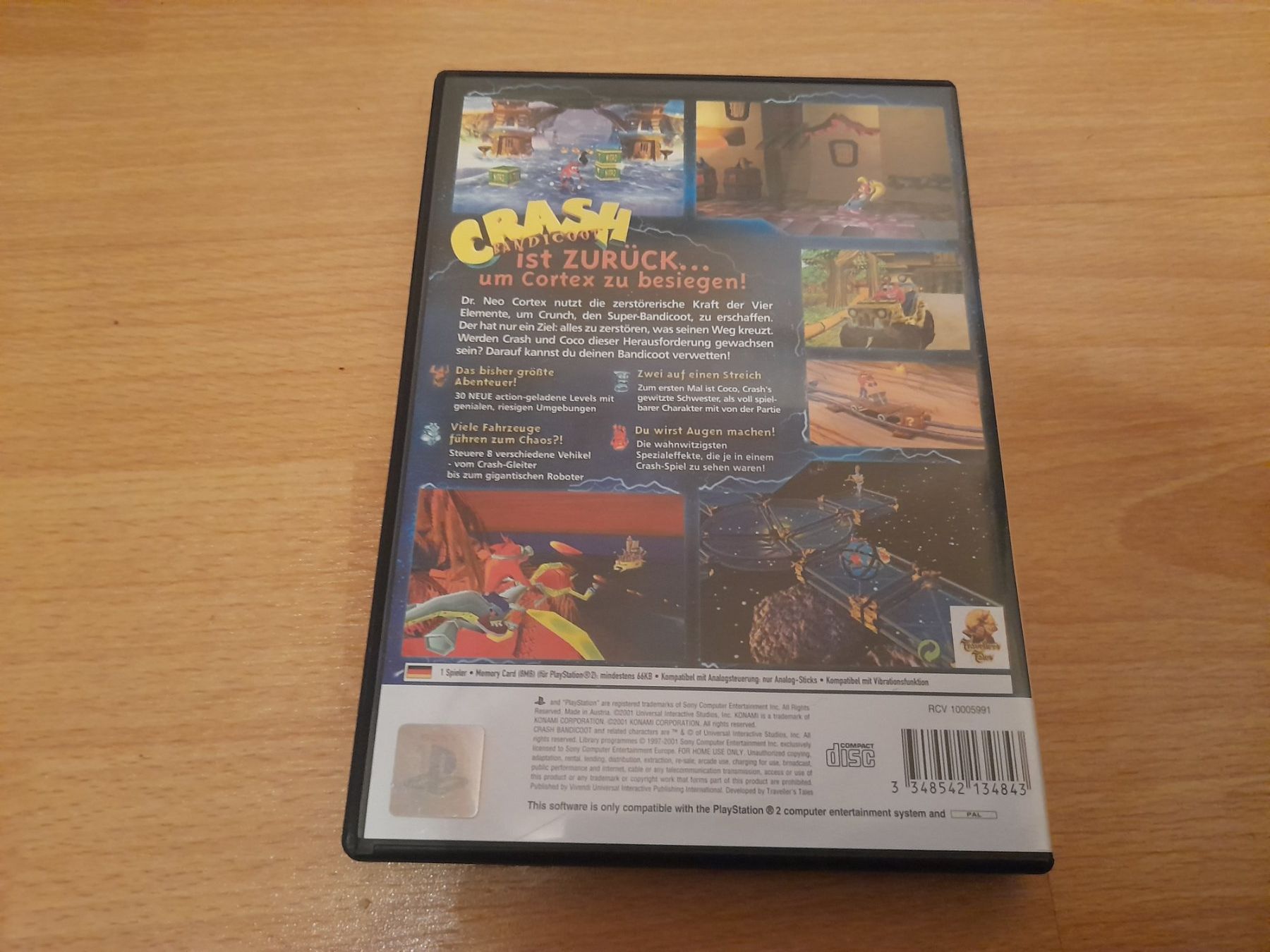 Sony Spiele: PS2 Crash Bandicoot: Der Zorn des Cortex – Gebraucht aus Lustmühle von chevi03 2