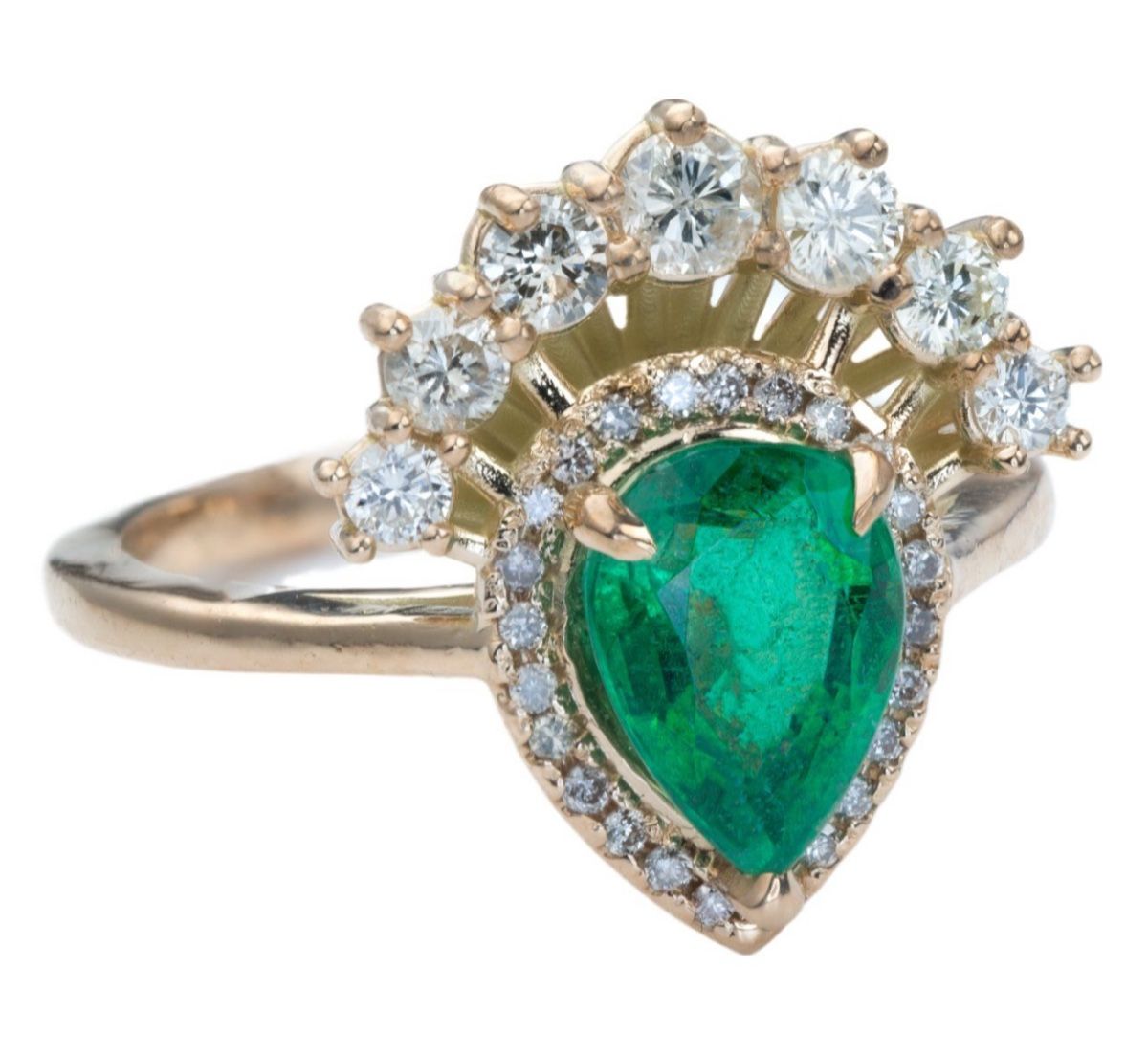 Anelli: Extravagant 1.51ct Smaragd Ring GIA Zertifikat – Nuovo e nell'imballaggio originale da Untersiggenthal venduto da TimeandShine 1