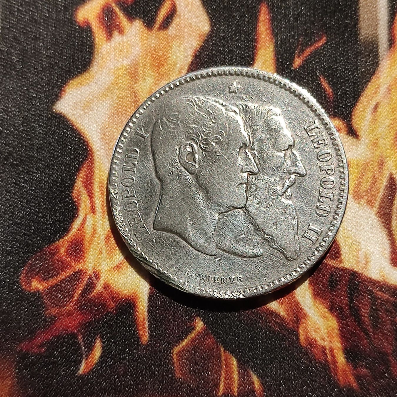 Tutti le monete: 2 Franc Belgien Silber 1880 – Usato da Rieden SG venduto da res1291 1