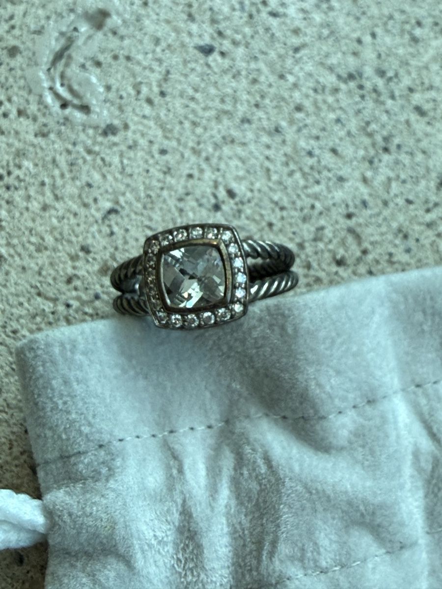 Anelli: David Yurman Albion Ring with Diamonds, Size 7, Silver – Usato da Zürich venduto da aud_jxy9