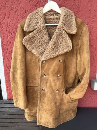 Hochwertiger Vintage Shearling-Mantel von Schild Tuch AG