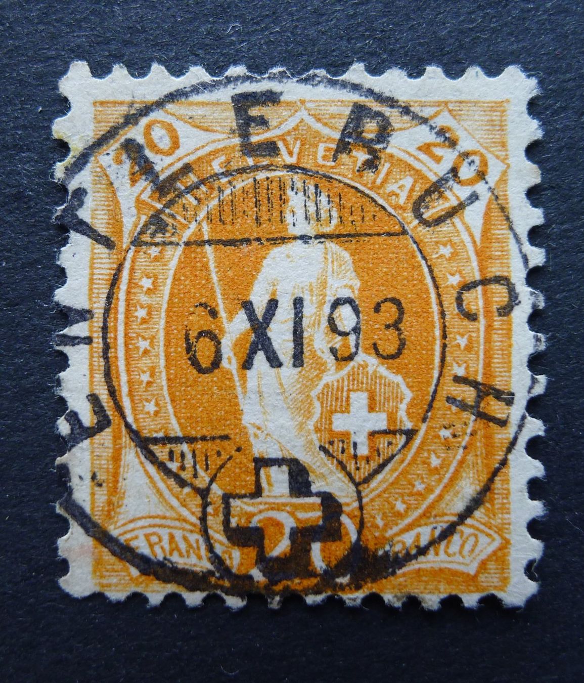 Tutti i francobolli: 66C, Vollstempel ENTLEBUCH LU – Usato da Ebikon venduto da SilvioFreund