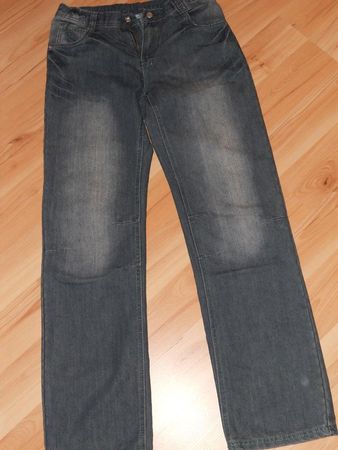 Neu: Jeans mit verstellbarem Bund - blau - Gr. 176