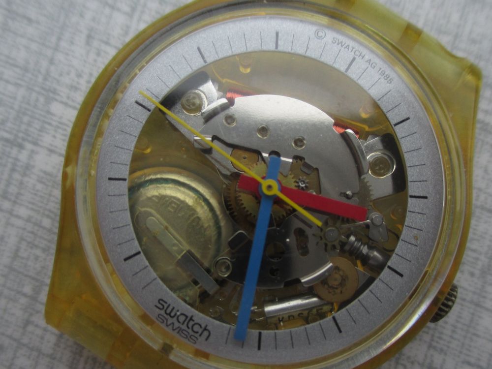 Swatch Jelly Fish, von 1985, läuft einwandfrei, kein Armband (Gebraucht ...