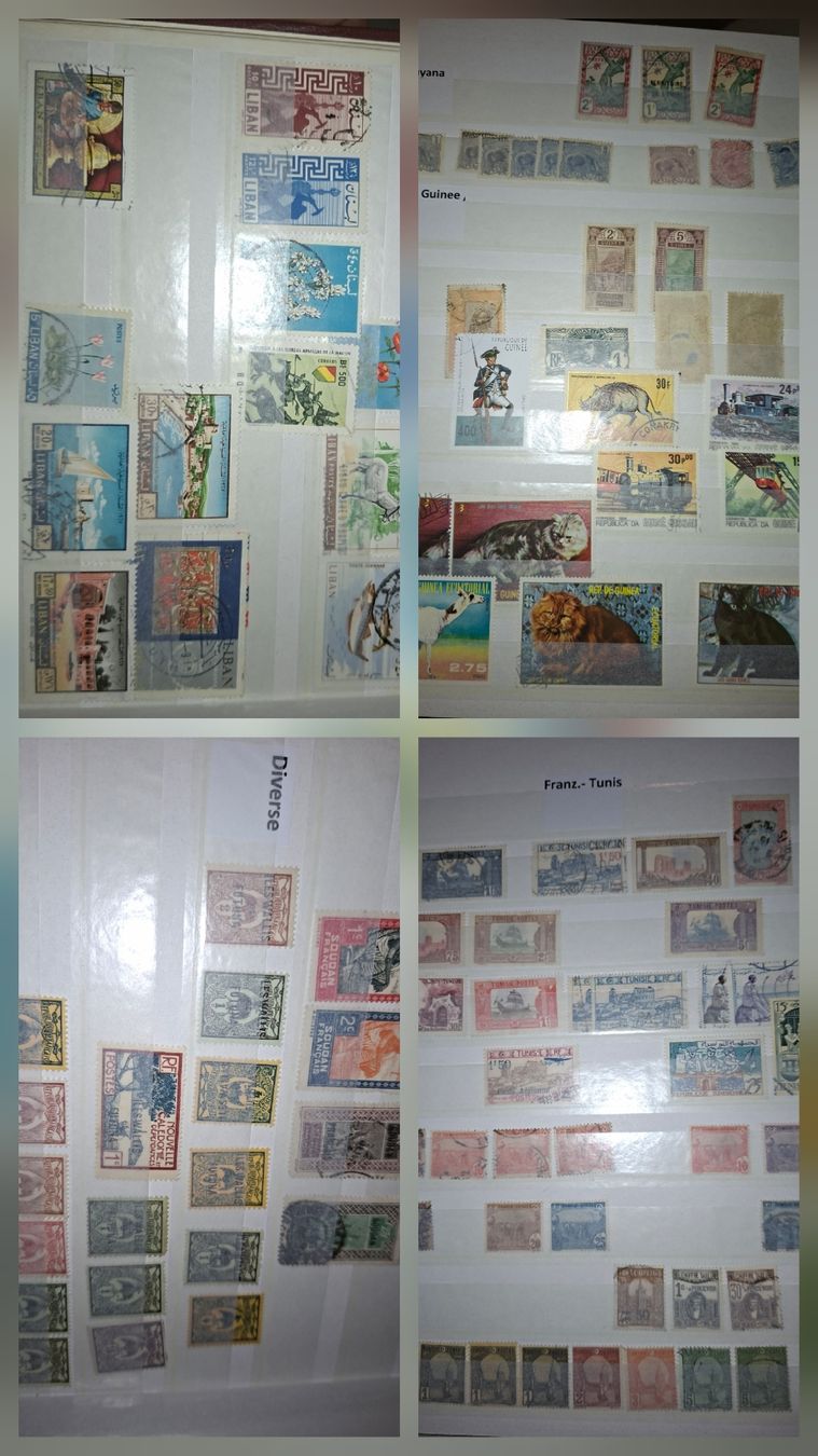 Tous les timbres: Sammlung Frankreich / Diverse Länder / Aufdrücke – D'occasion à Balgach par SIMEON27 6