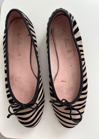 Pretty Ballerinas Zebra Print Flats - Size 41