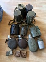 Militärzubehör Schweiz Essgeschirr Trinkflaschen Gasmasken 