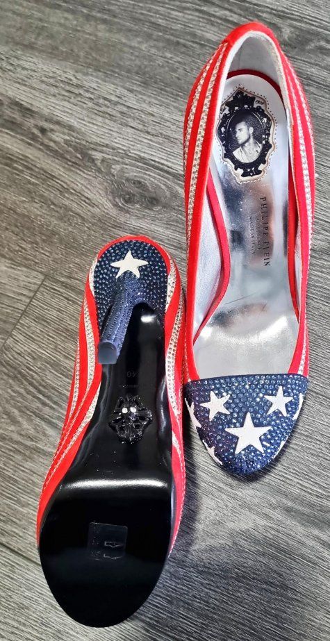 Philipp Plein Chaussures femmes: Highheels Philipp Plein Goldjunge Gr. 40 – D'occasion à Uetliburg SG par mafrey63 1