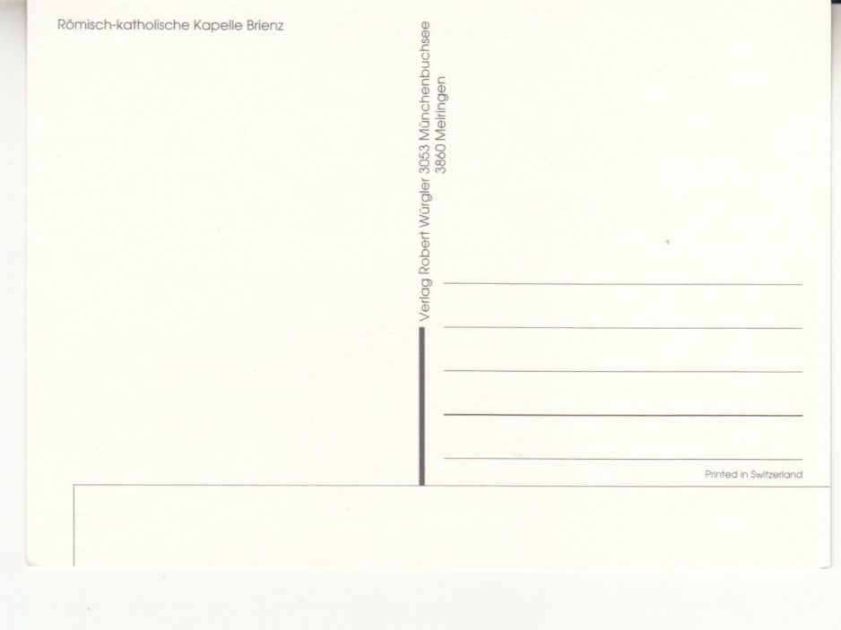 Cartoline postali: Brienz ca. 1980 – Usato da Bürglen TG venduto da StampGraf 1