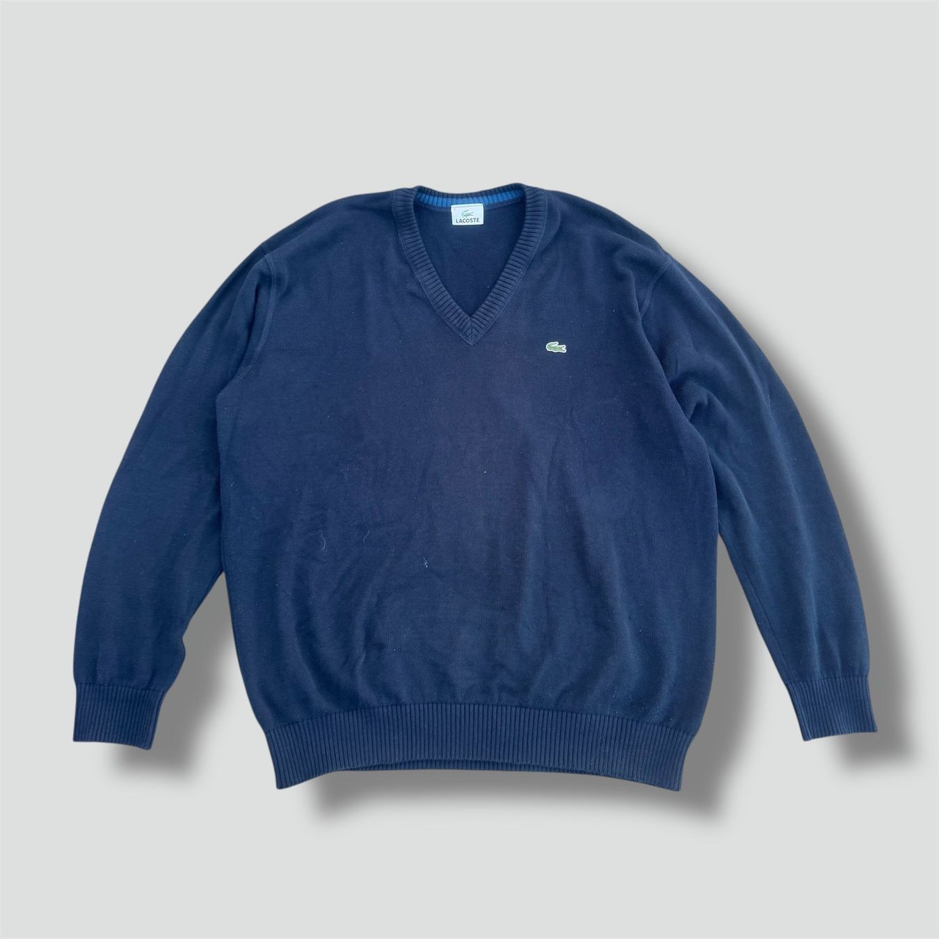 Lacoste Maglioni & Felpe: Lacoste classic retro knitted sweatshirt strickpullover – Usato da St. Gallen venduto da sourced_limited