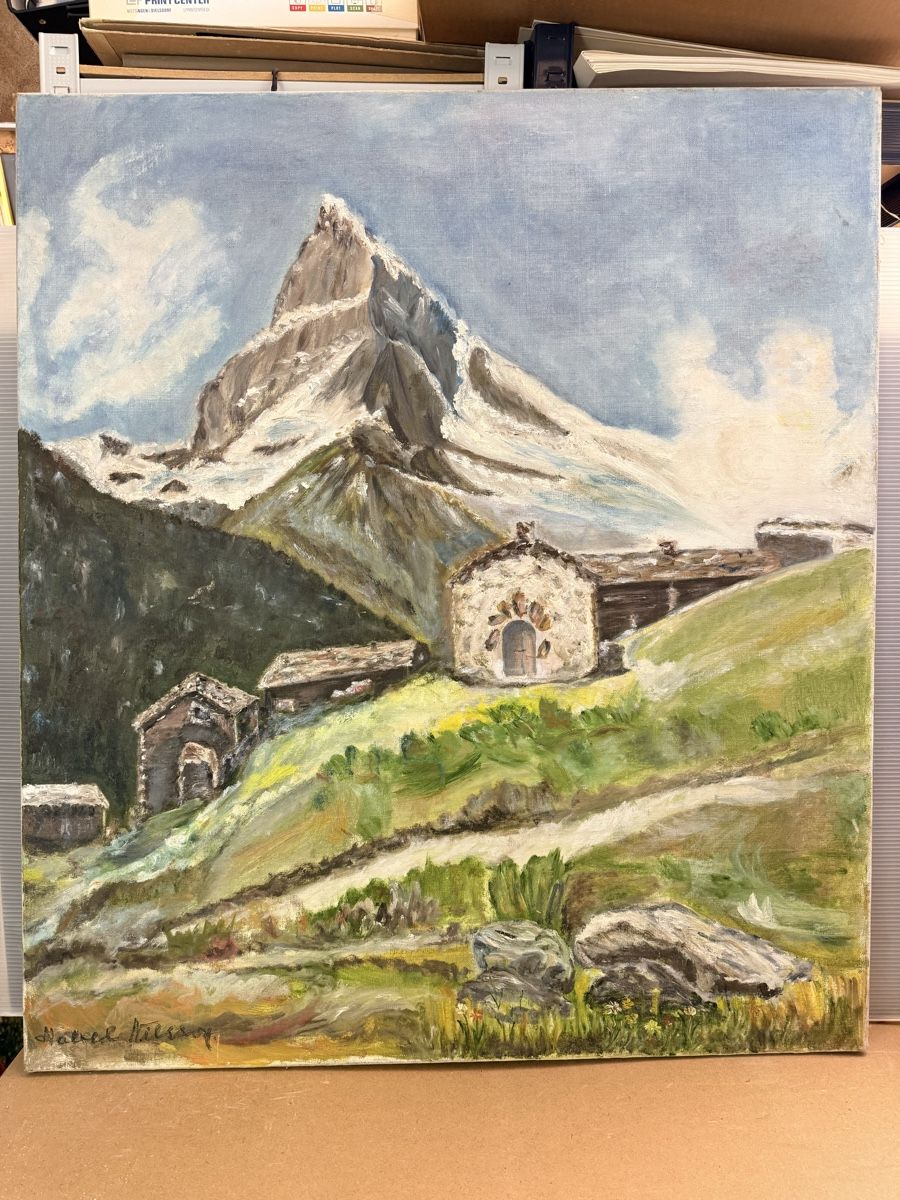 Gemälde: Matterhorn Gemälde – Gebraucht aus Solothurn von NUVICO 1