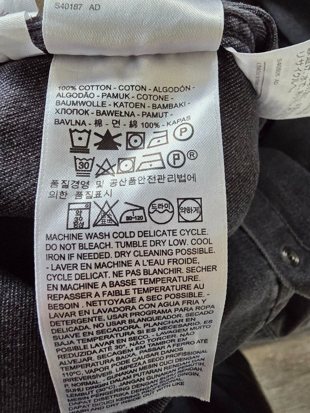 Levi's Camicie: Levi's Western Jeanshemd M Black Denim – Usato da Dietlikon venduto da Bonamesa 7