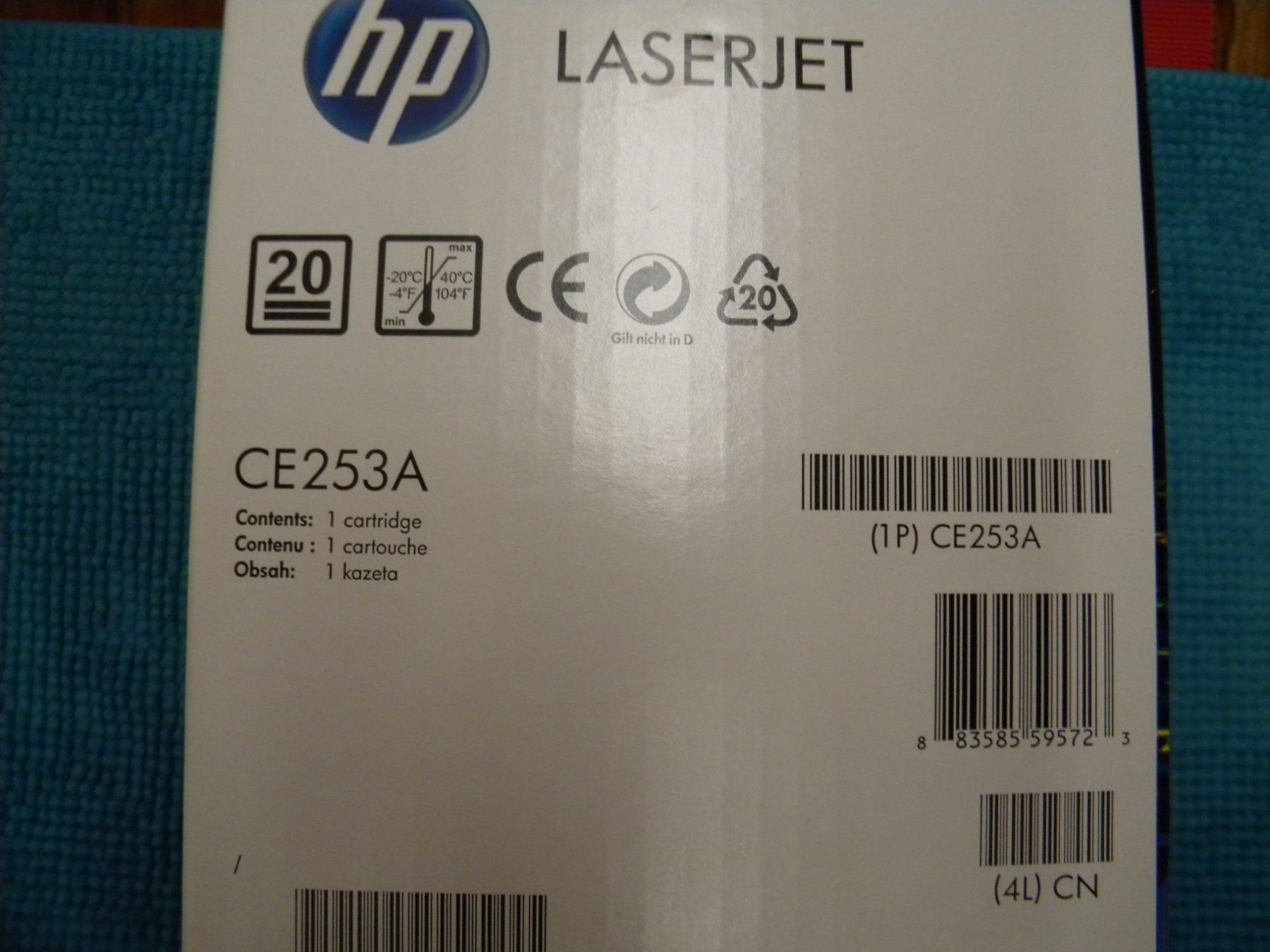 Hewlett Packard Druckerpatronen & Toner: CE253A  504A – Neu und originalverpackt aus Bühler von Wini100 2
