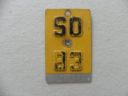 Mofa Töffli Nummer SO 83 Solothurn 1983 Geschenk