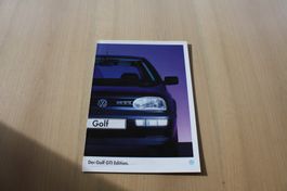 VW Golf GTI Edition Prospekt 8/1994
